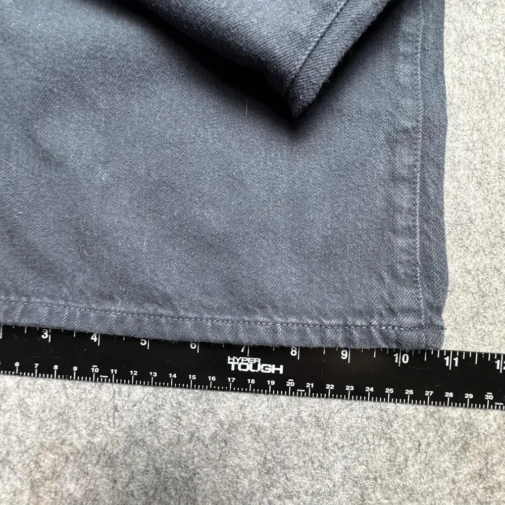 J.Crew Jeans Mens 31x25 Gray Wide Leg Denim Casual Pants Charcoal y2k Baggy